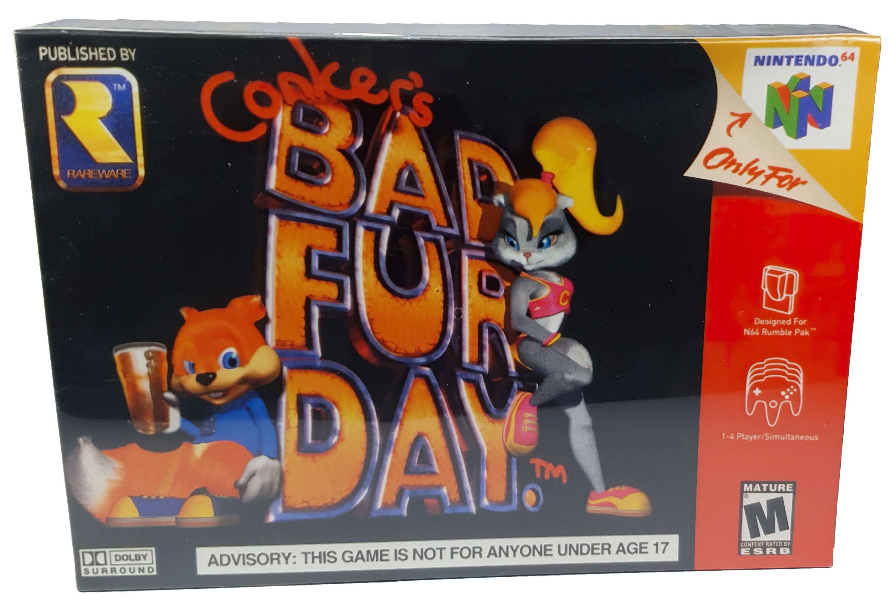 Conker's Bad Fur Day Nintendo 64 Físico En Caja