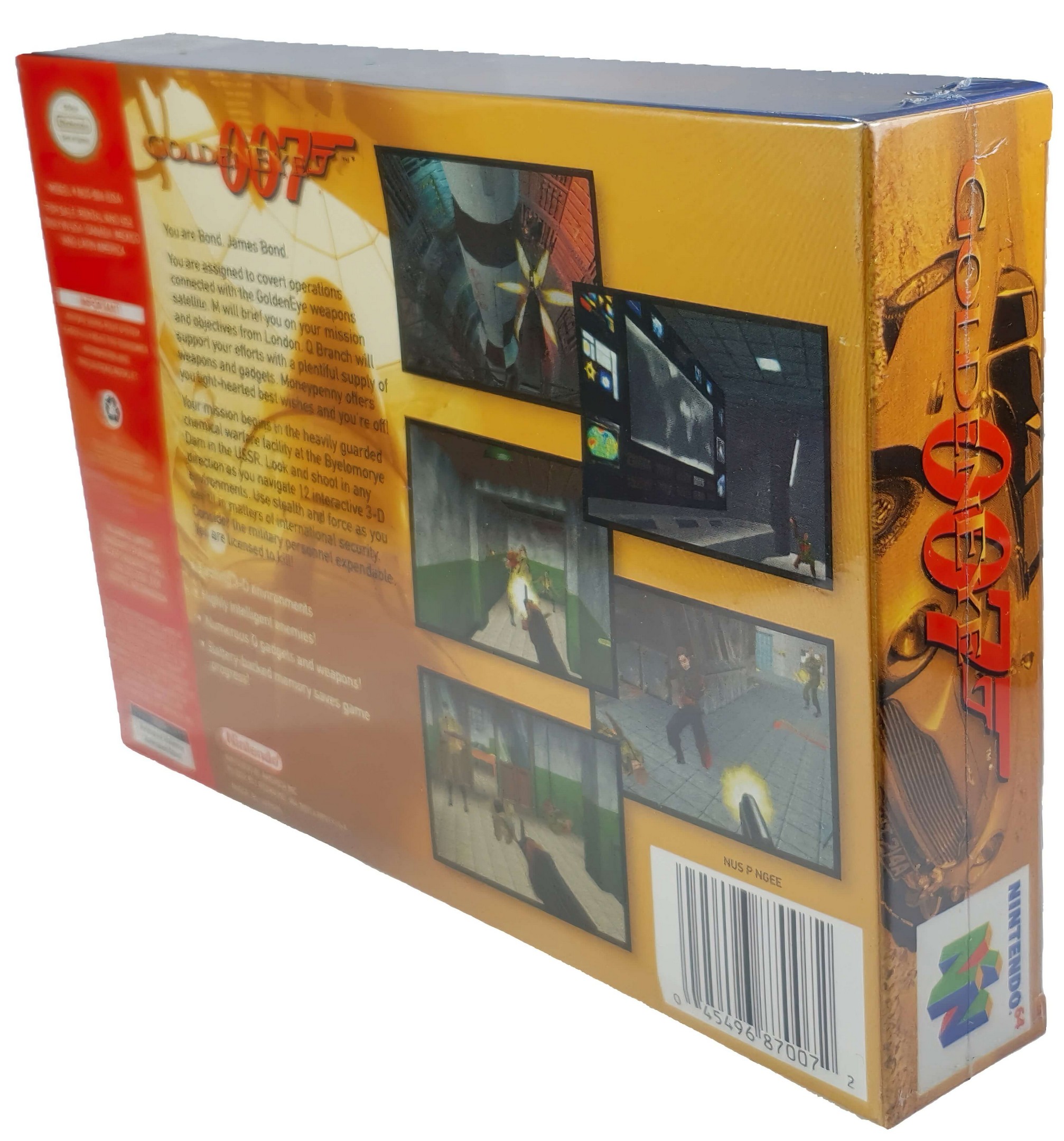 Golden Eye 007 Standard Edición Nintendo 64 Físico En Caja