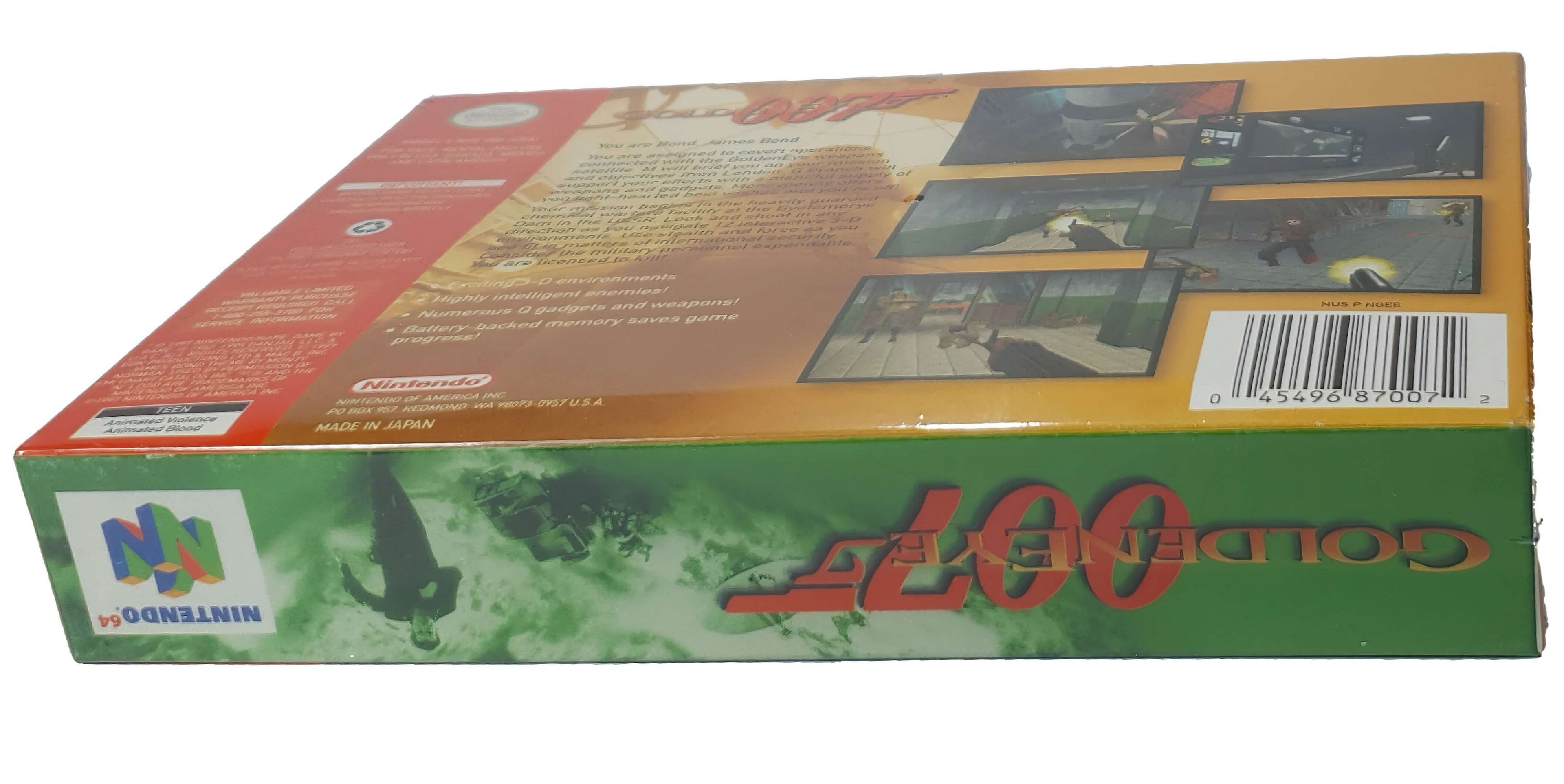 Golden Eye 007 Standard Edición Nintendo 64 Físico En Caja