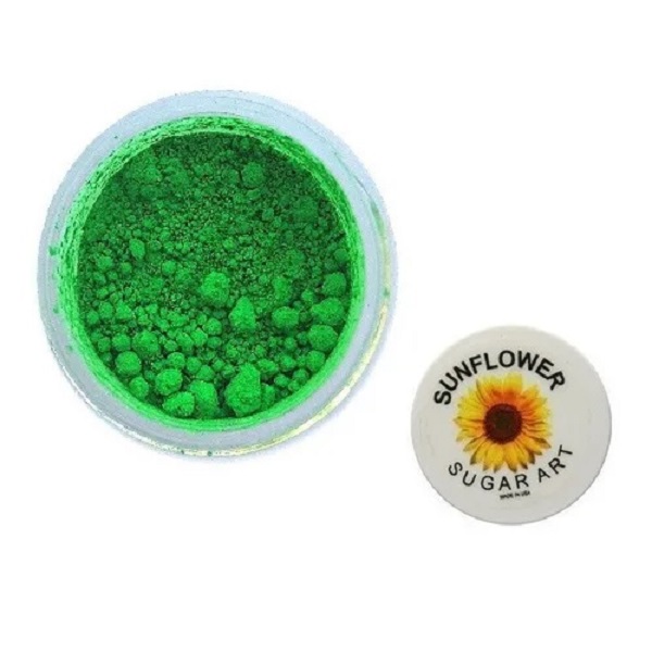 Polvo Mate Comestible Matizador Esmeralda Sunflower Pd-036