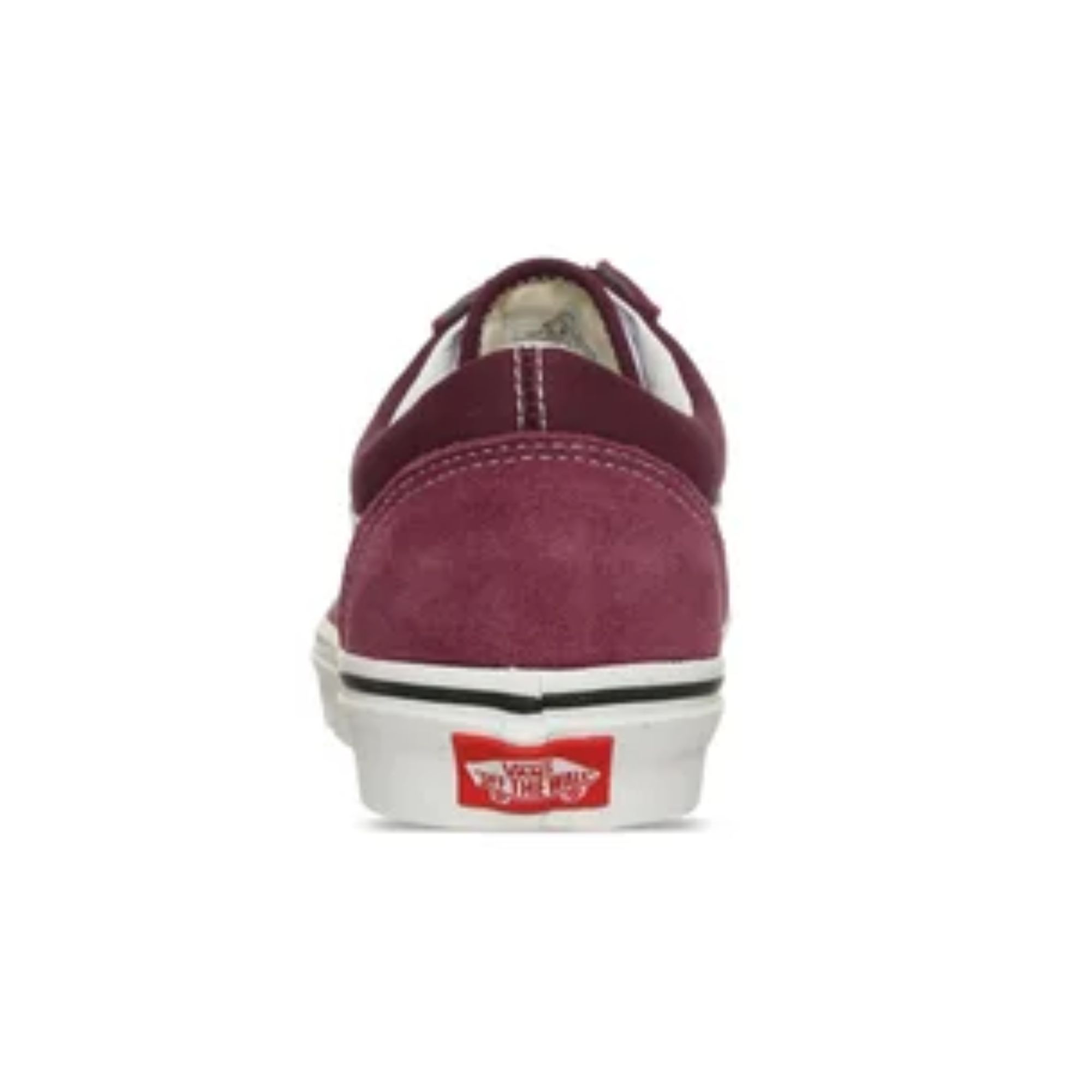 Tenis Vans Old Skool Rojo con Blanco Dama Originales 5JMI8BS
