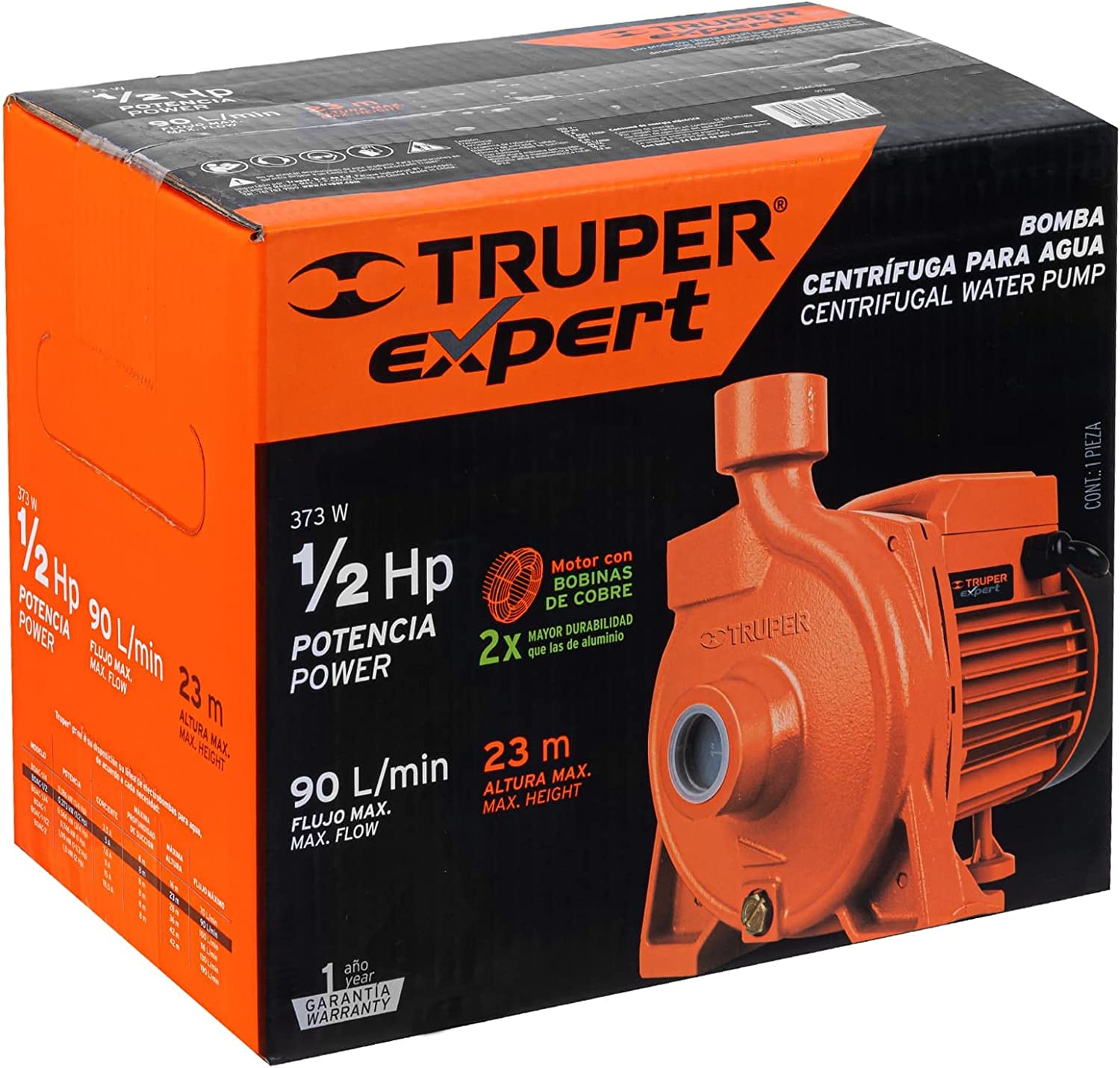 Bomba Centrifuga 1/2HP BOAC-1/2