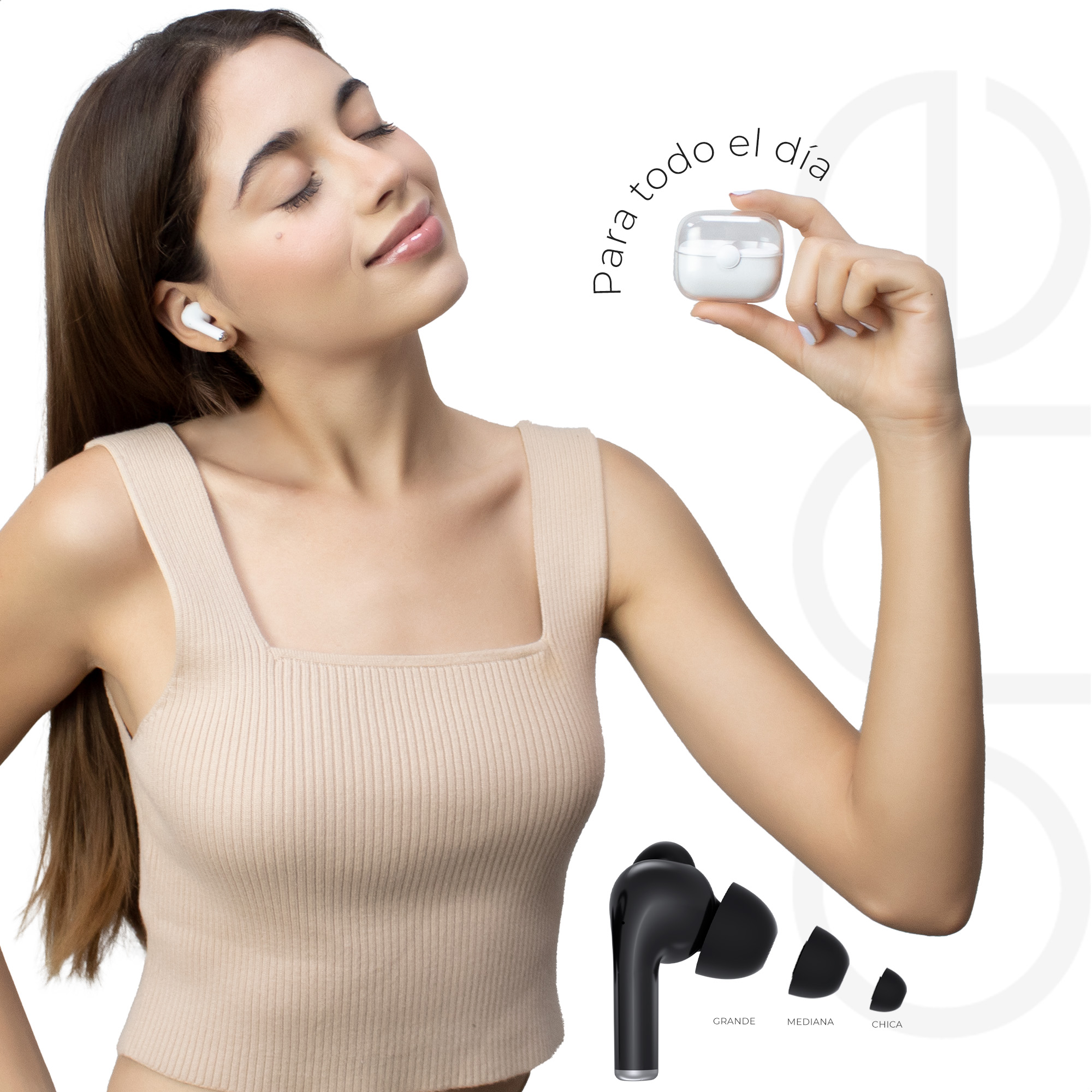 Audifonos inalambricos BINDEN One Pods con Tecnología BNC Blanco