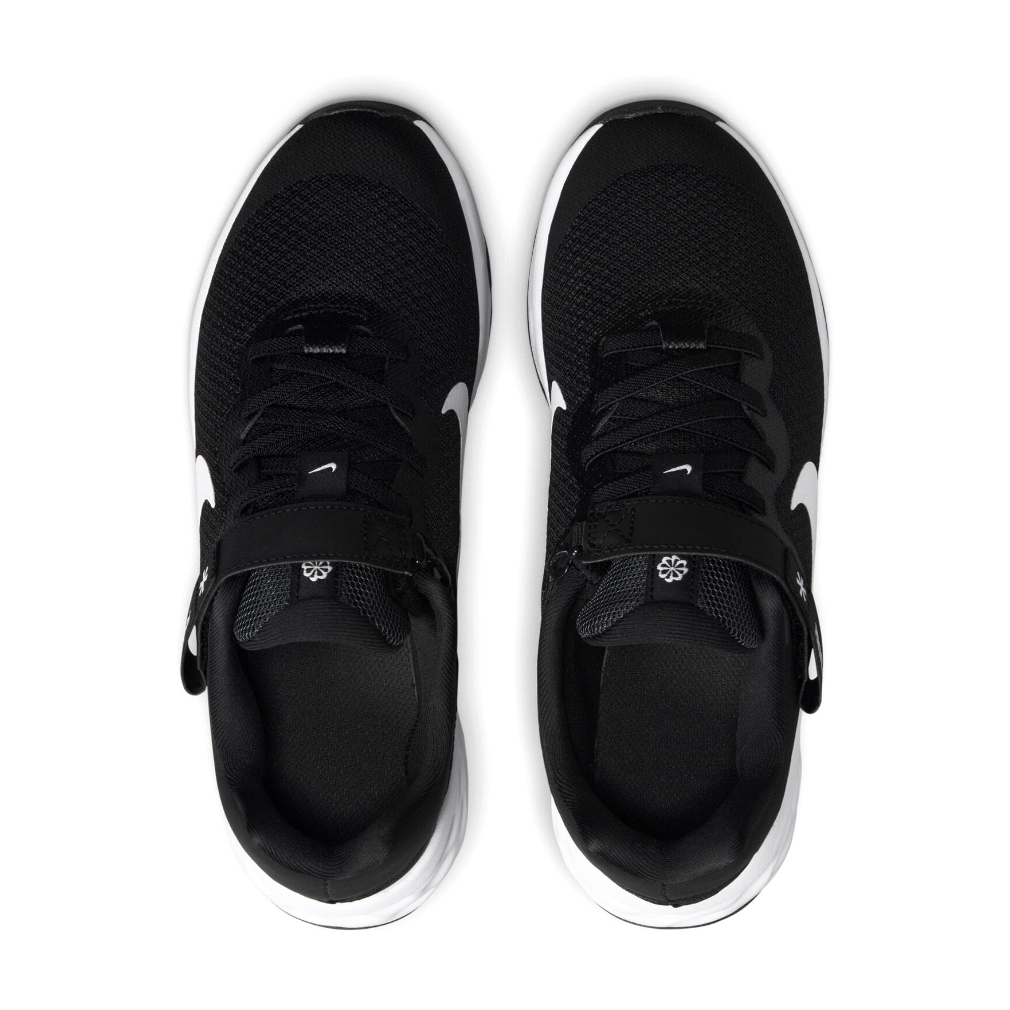 Tenis Nike Revolution 6 Flyease Negro con Blanco Dama Originales DD1113003