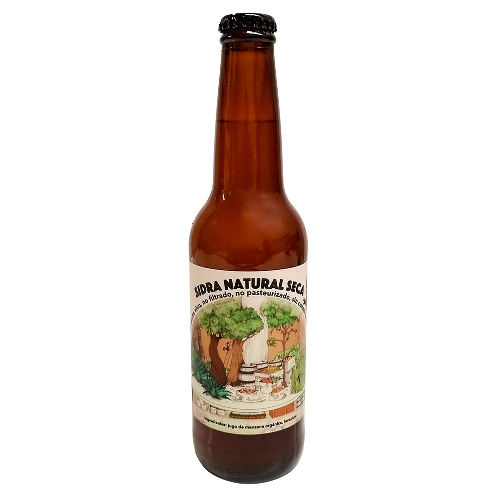 Six Pack Sidra Natural Seca Monstruo de Agua 355 ml