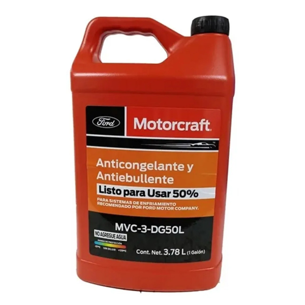 Garrafa Refrigerante Coolant Naranja Motorcraft 3.78l