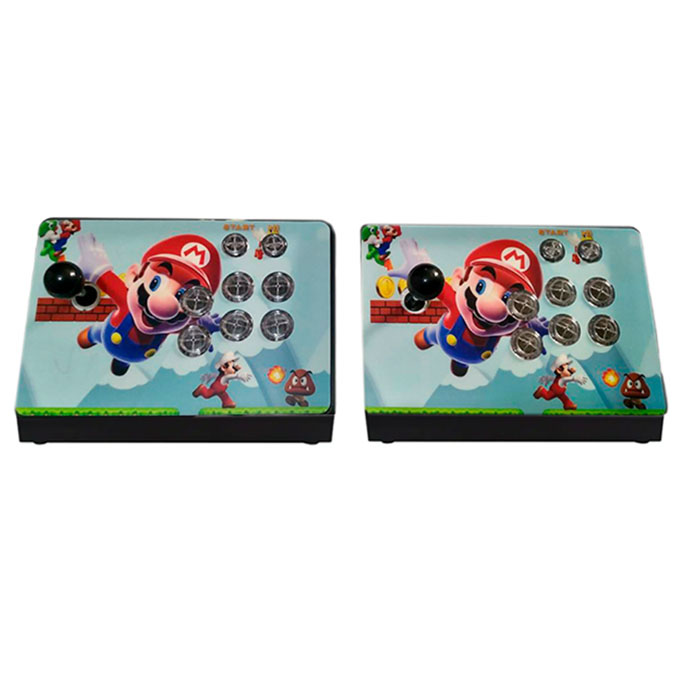 Consola tablero Arcade Pandora 5 WIFI 32GB 8 mil juegos dividida en 2 partes Mario bros