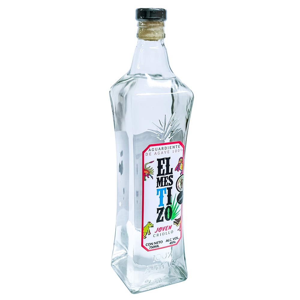 Agua Ardiente El Mestizo Joven 750 ml 