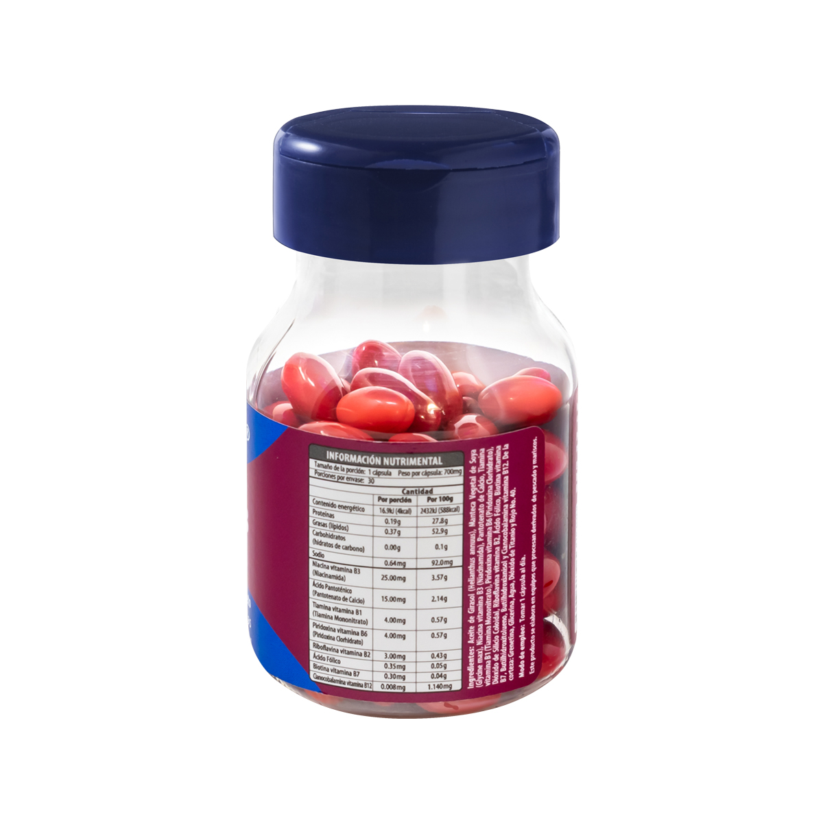 Complejo B, Aceite de Girasol, 700 mg c/u, 30 Capsulas