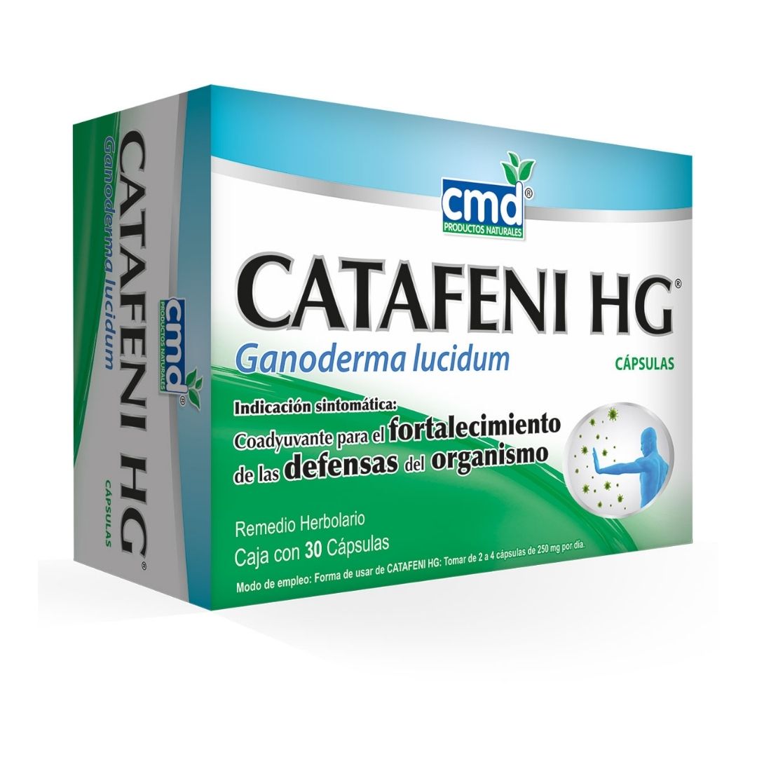 Suplemento Catafeni Hg Mas Defensas CMD 30 Cap De 250mg