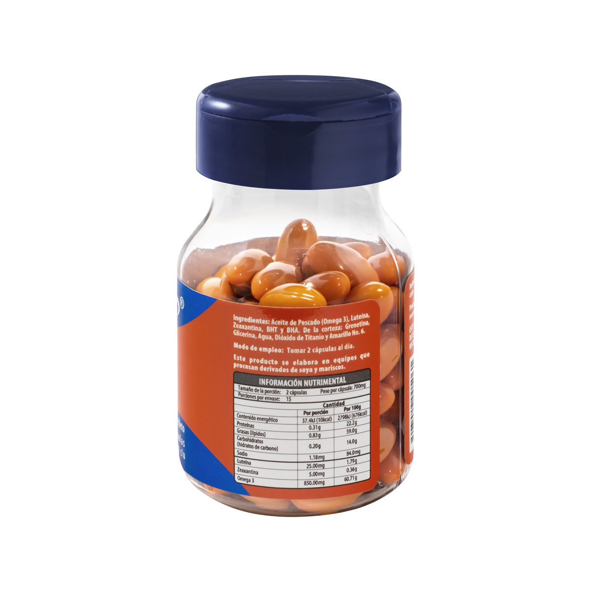 Luteina y Zeaxantina con Omega 3, 700 mg c/u, 30 Capsulas