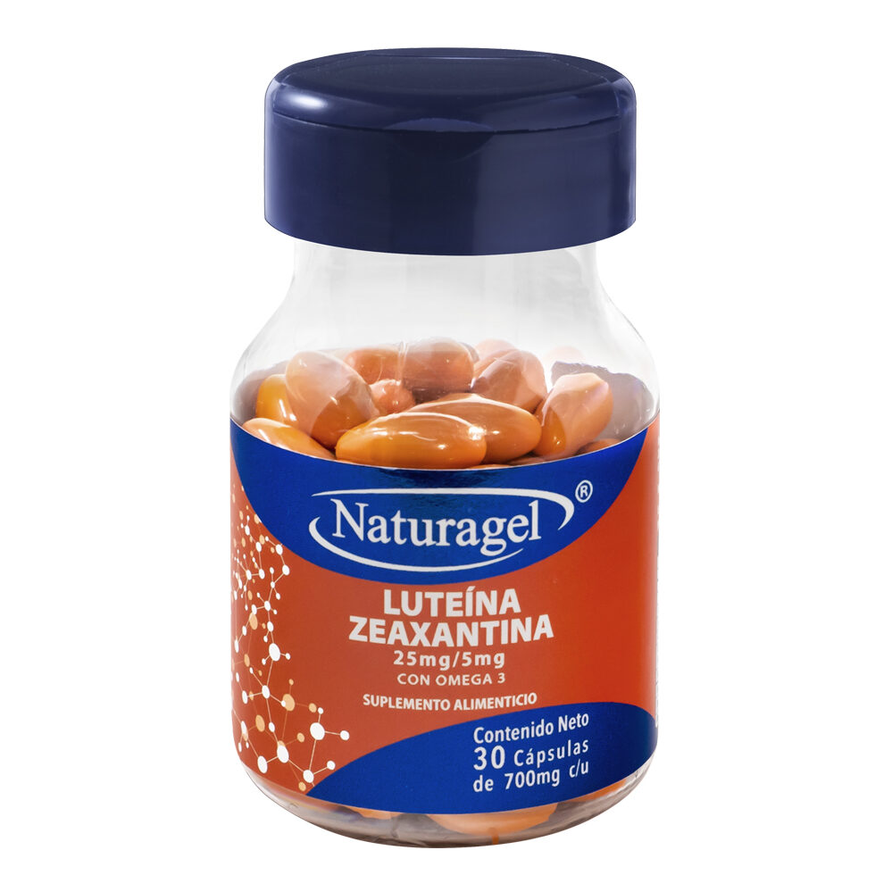 Luteina y Zeaxantina con Omega 3, 700 mg c/u, 30 Capsulas