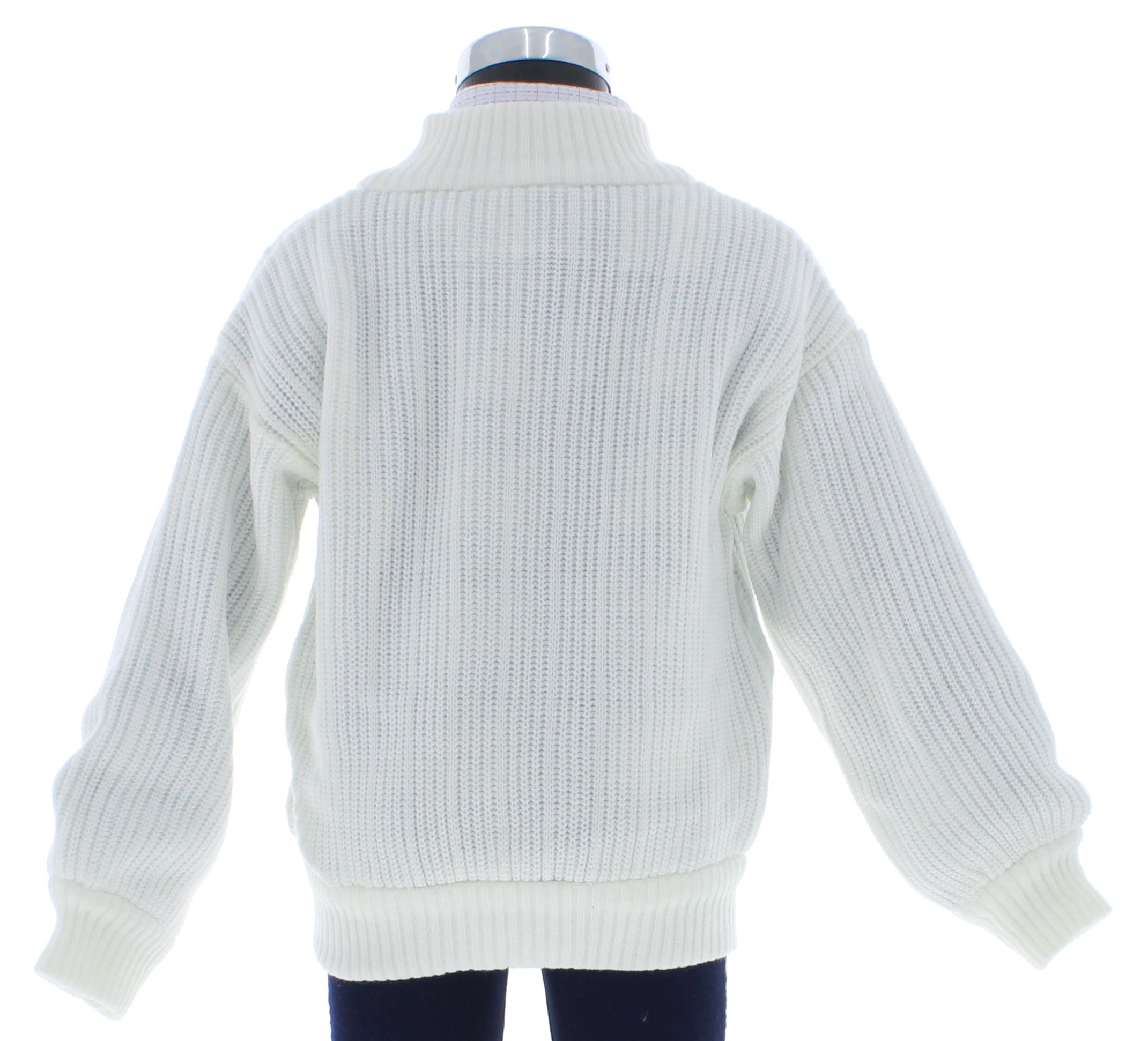 Chamarra Niño Tejido Blanco 3001 1 a 16 Años.