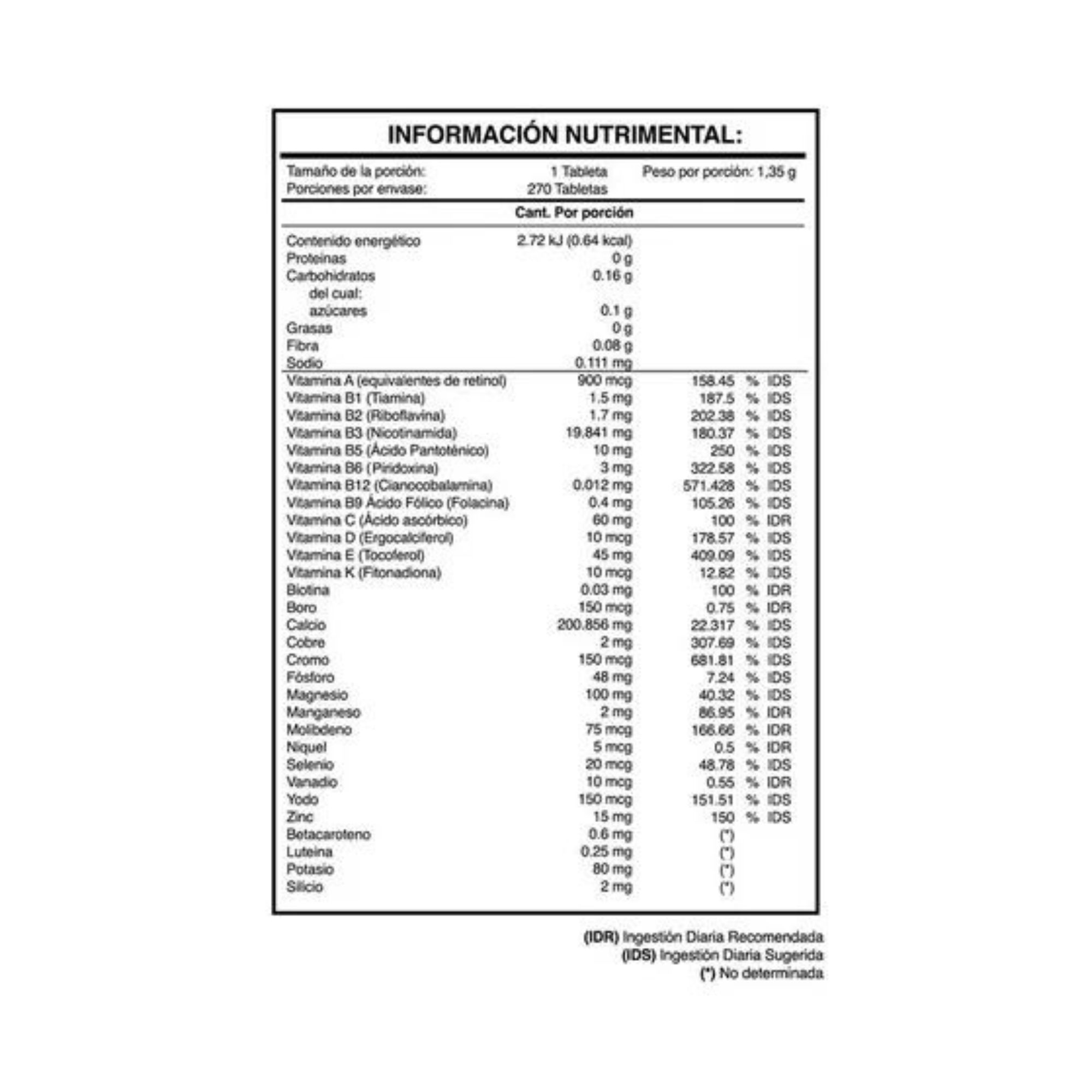 Kirkland Signature Multi-vitamínico Para Adulto +50 Años 