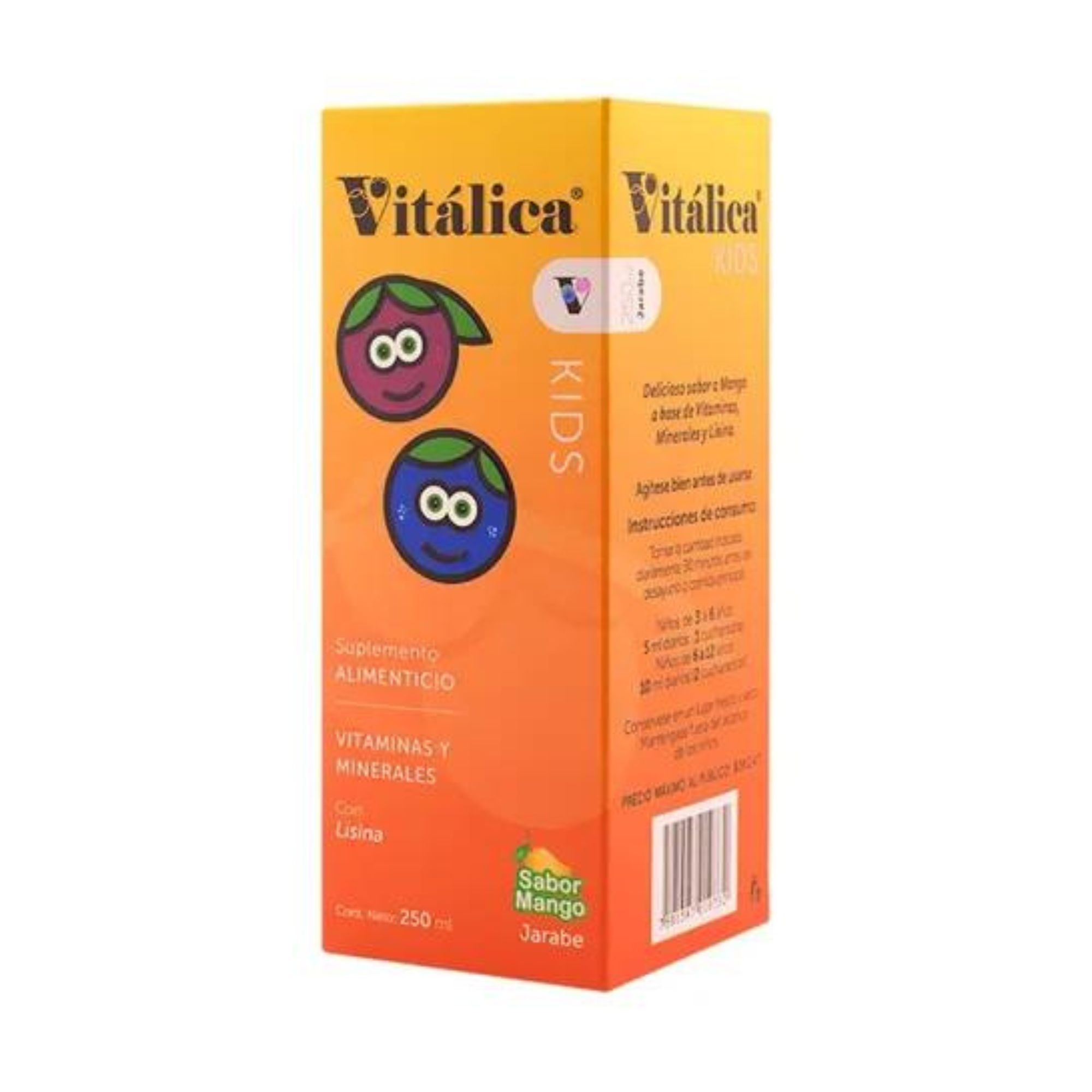 Vitalica Kids 2 Frascos Suplemento Alimenticio 100% Natural
