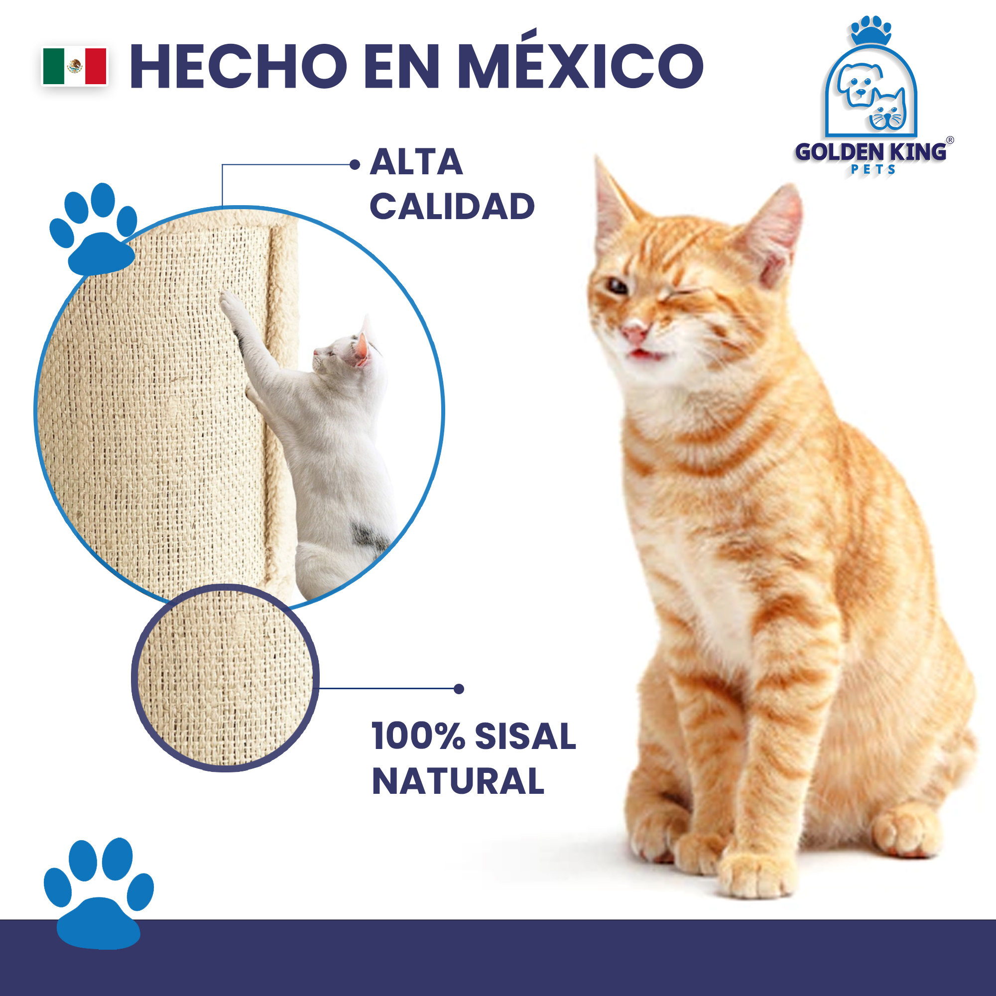 Casa Torre Mueble Rascador Para Gatos Cama 3 Niveles Todo en 1