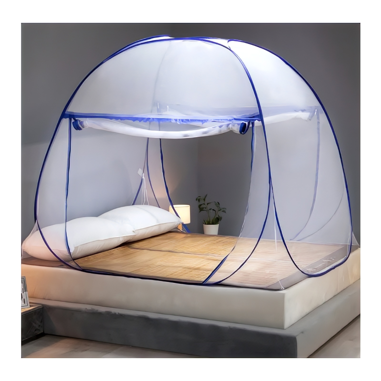 Mosquitero Para Cama No Necesita Colgarse180cm Tamaño Reina  tamaño queen y king..