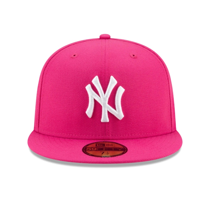 GORRA NEW ERA LOS YANKEES ROSA-UNISEX 7 1/4 100% ORIGINAL