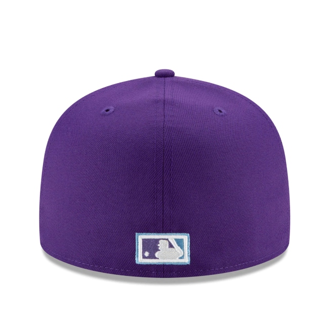 GORRA NEW ERA  NY YANKEES  INAUGURAL SEASONS MORADA DE HOMBRE 