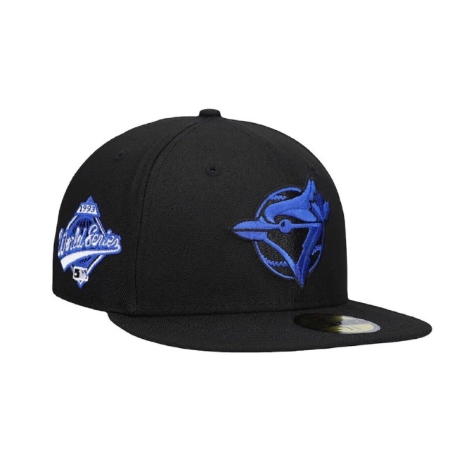 GORRA NEW ERA TORONTO BLUE 7 1/8 NEGRA DE HOMBRE