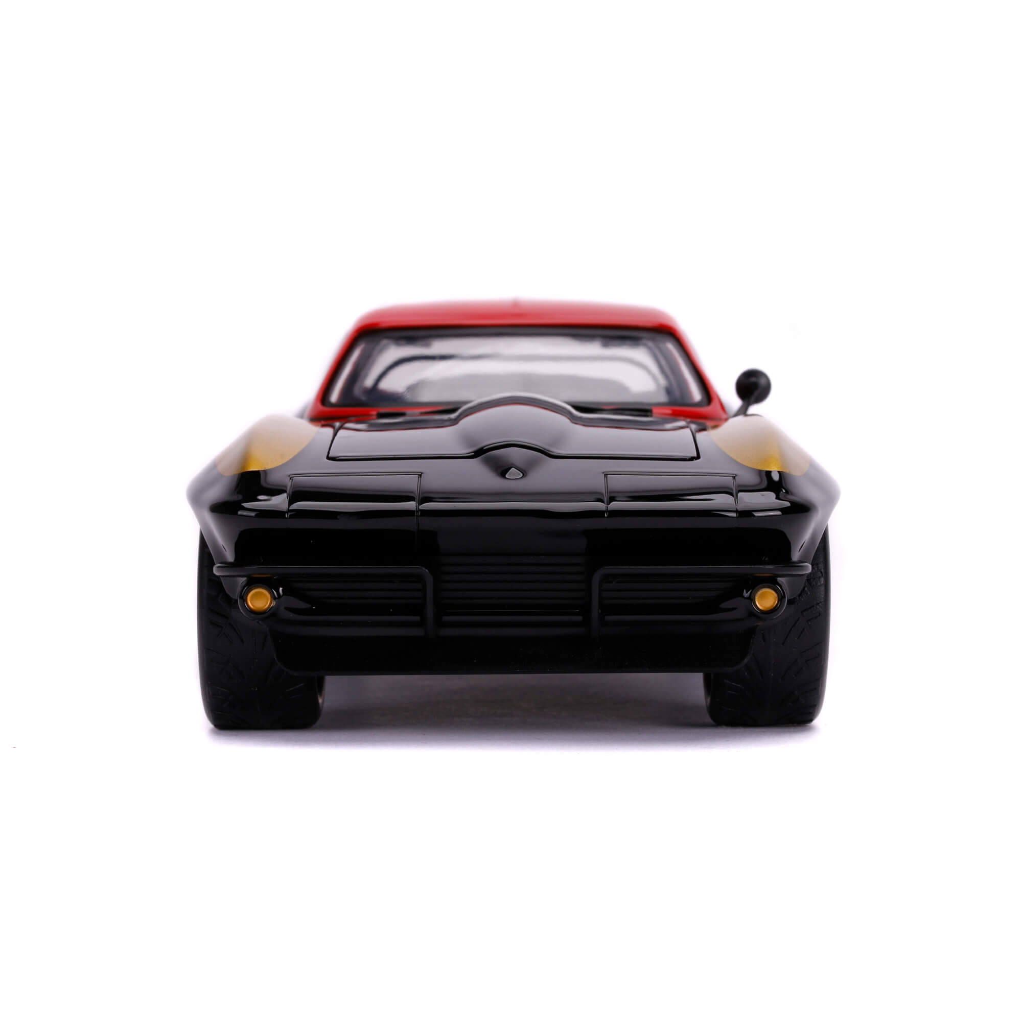 1966 Chevy Corvette con Figura Black Widow Marvel Avengers Jada Toys Escala 1:24 