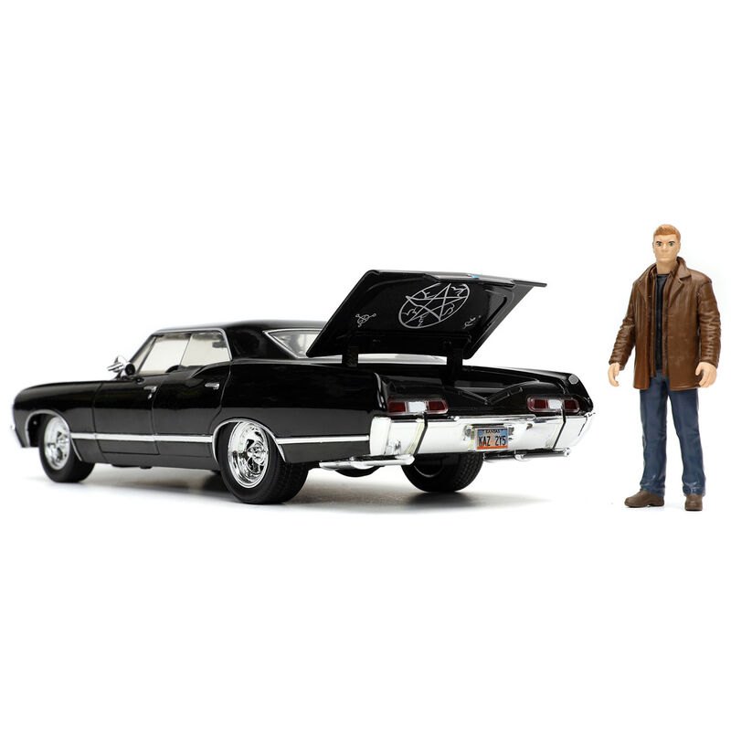 1967 Chevy Impala con Figura de Dean Supernatural Jada Toys Escala 1:24