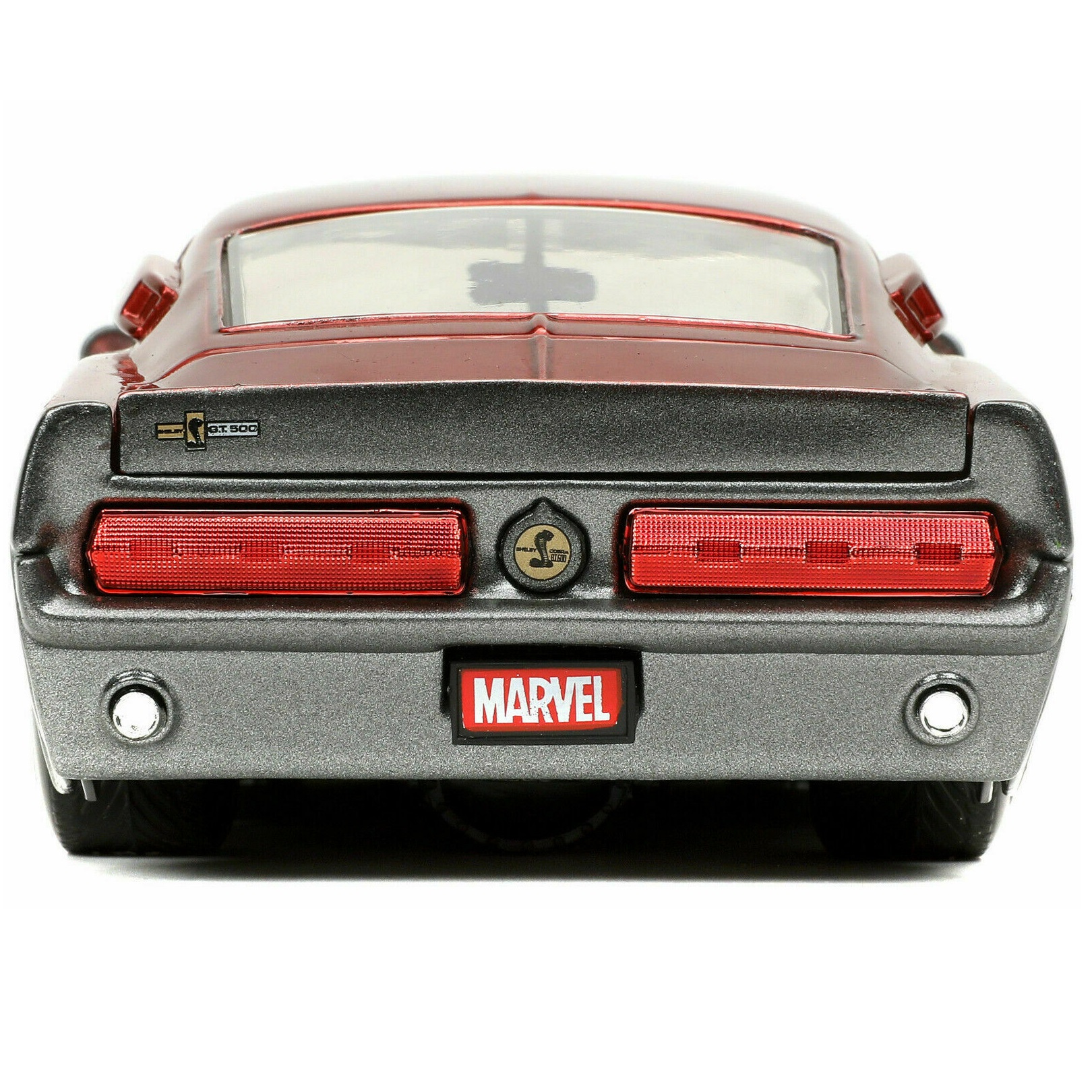 1967 Ford Shelby  Mustang  GT-500 con Figura Star Lord Guardianes De La Galaxia JADA TOYS  Escala  1:24