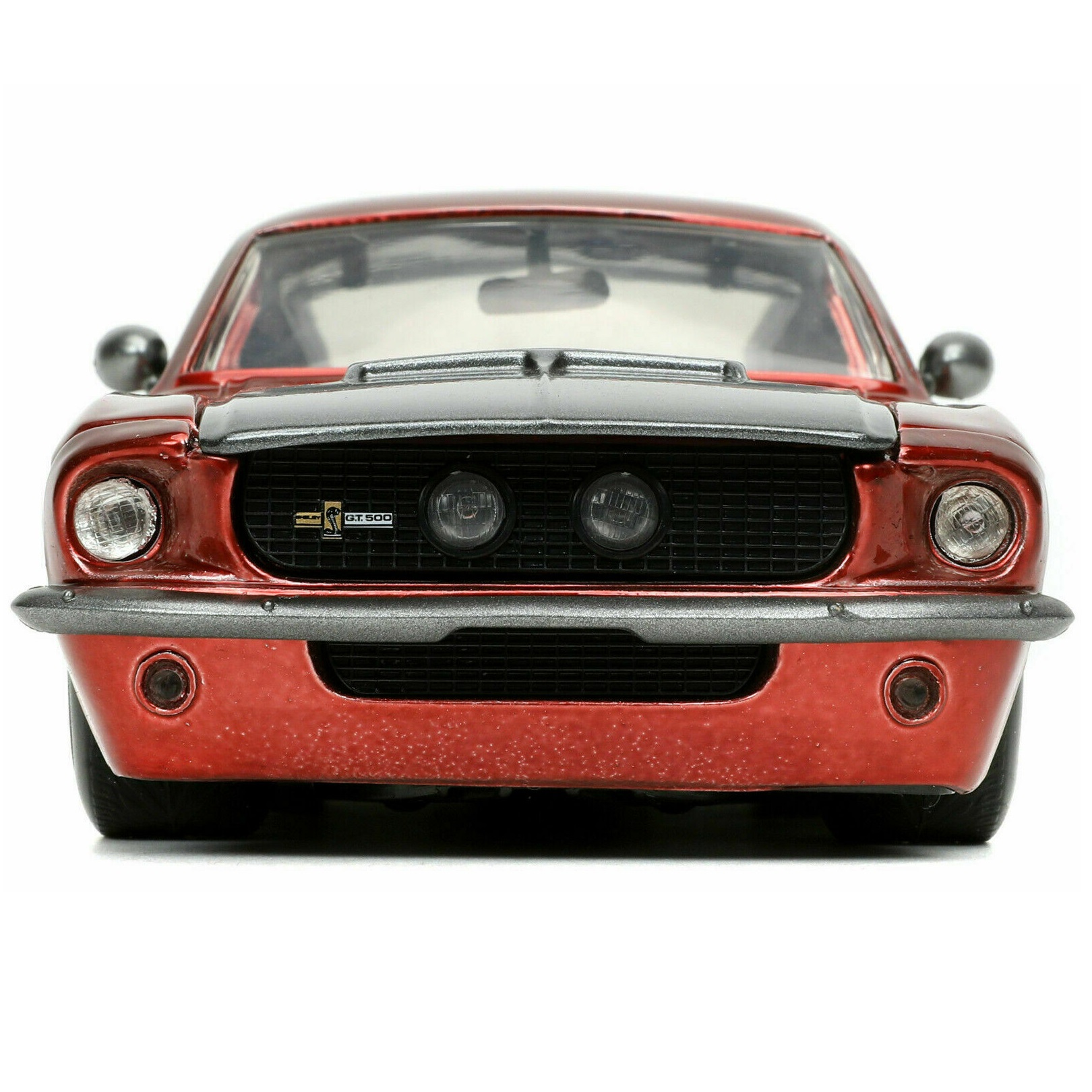 1967 Ford Shelby  Mustang  GT-500 con Figura Star Lord Guardianes De La Galaxia JADA TOYS  Escala  1:24