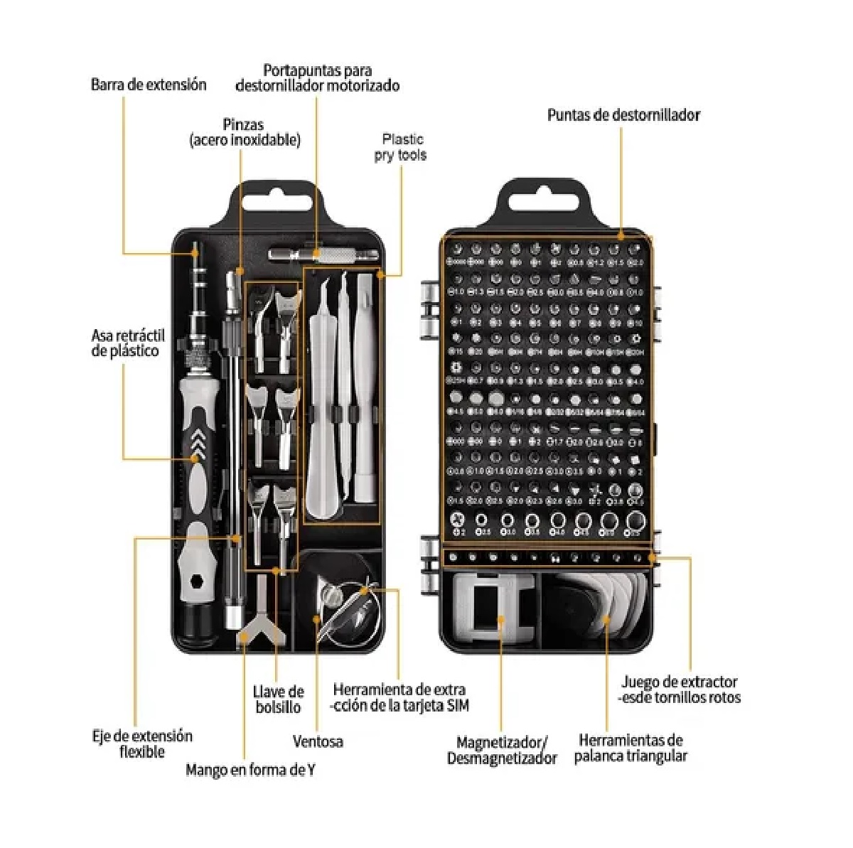 Kit Destornilladores Herramientas De Reparo Precision