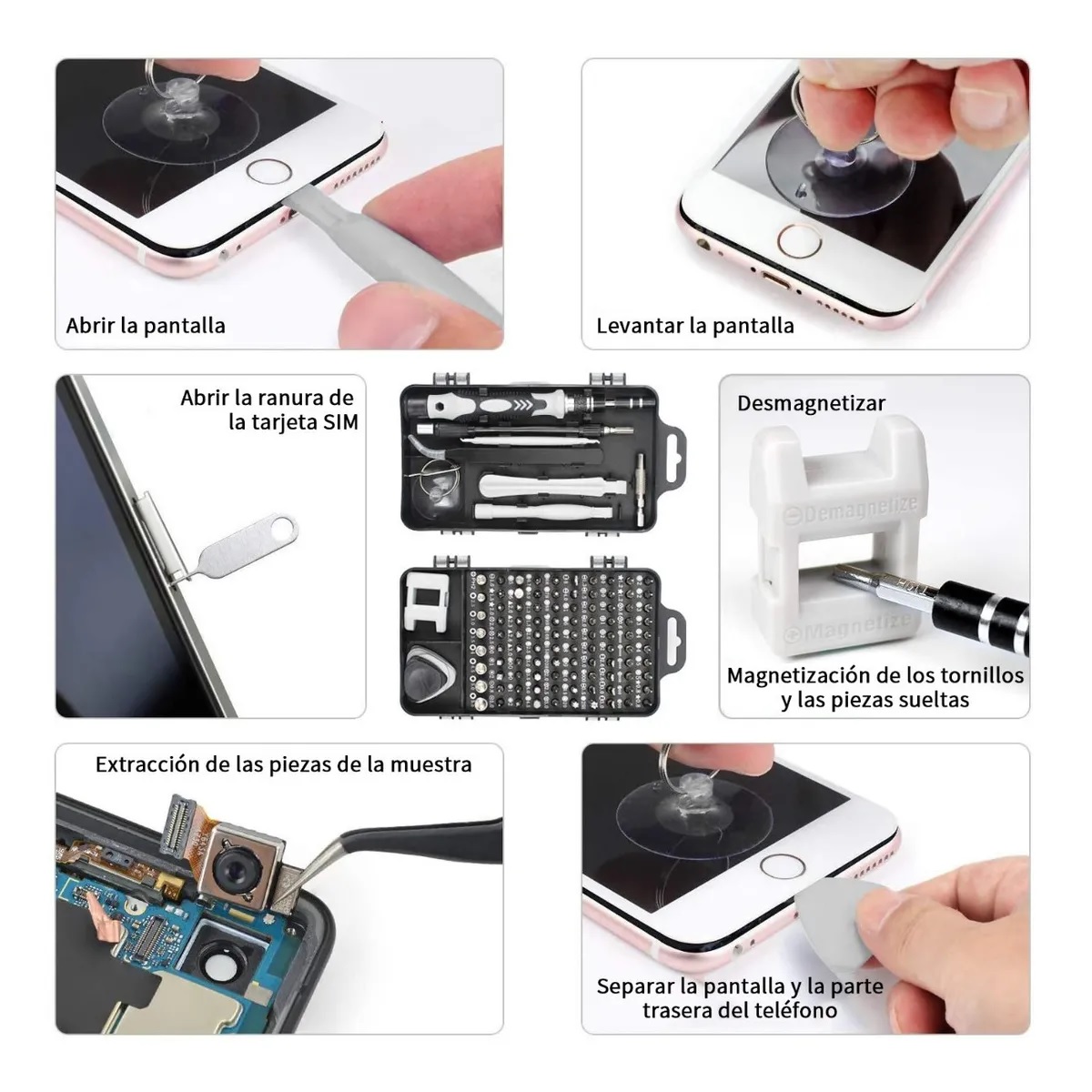 Kit Destornilladores Herramientas De Reparo Precision