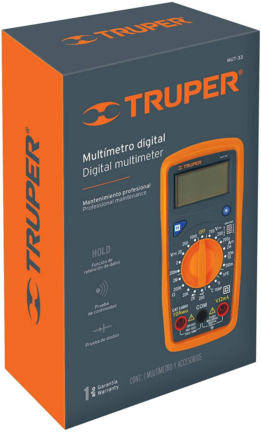 Multimetro Digital MUT-33