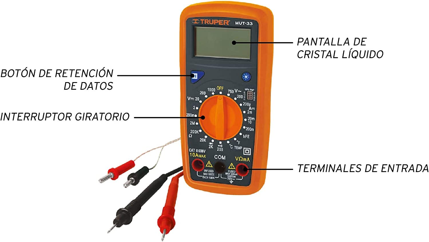 Multimetro Digital MUT-33