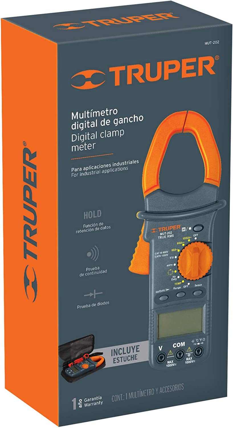 Multimetro Digital de Gancho MUT-202
