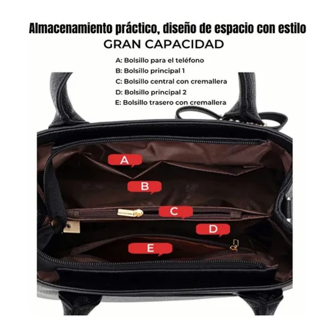 OrcaJump - Bolso Mnmalsta De Gran Capacdad - Bolsos De Mujer