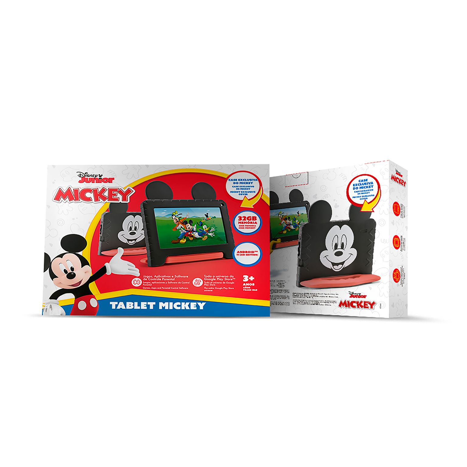 Tablet Infantil 7 Pulgadas Mickey Mouse Color Negro 