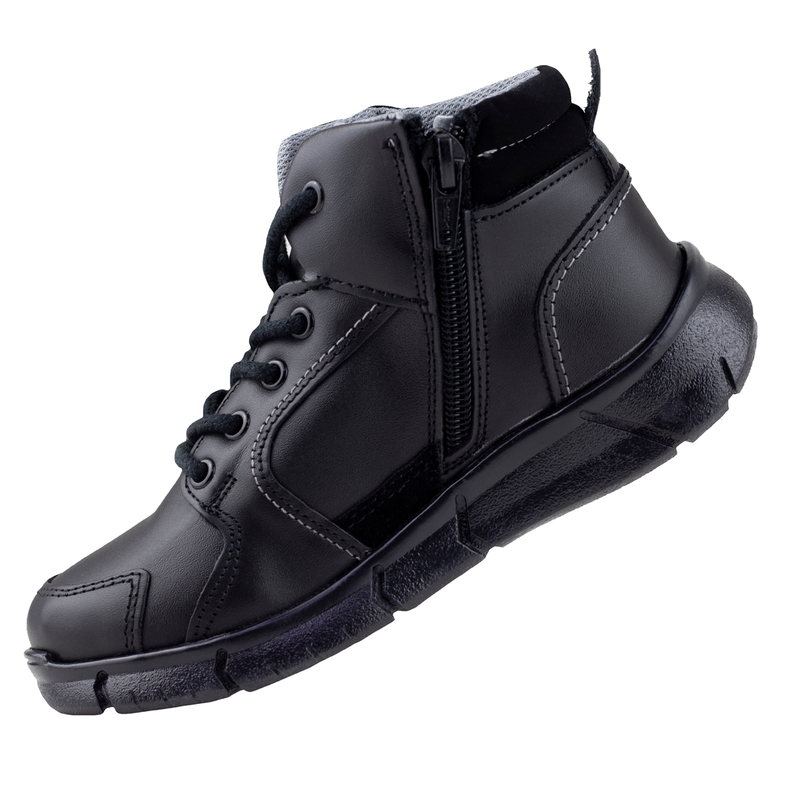 BOTINES NEGRO PARA NIÑO ESCOLAR CHABELO C233-A NEGRO CASUAL 18-21