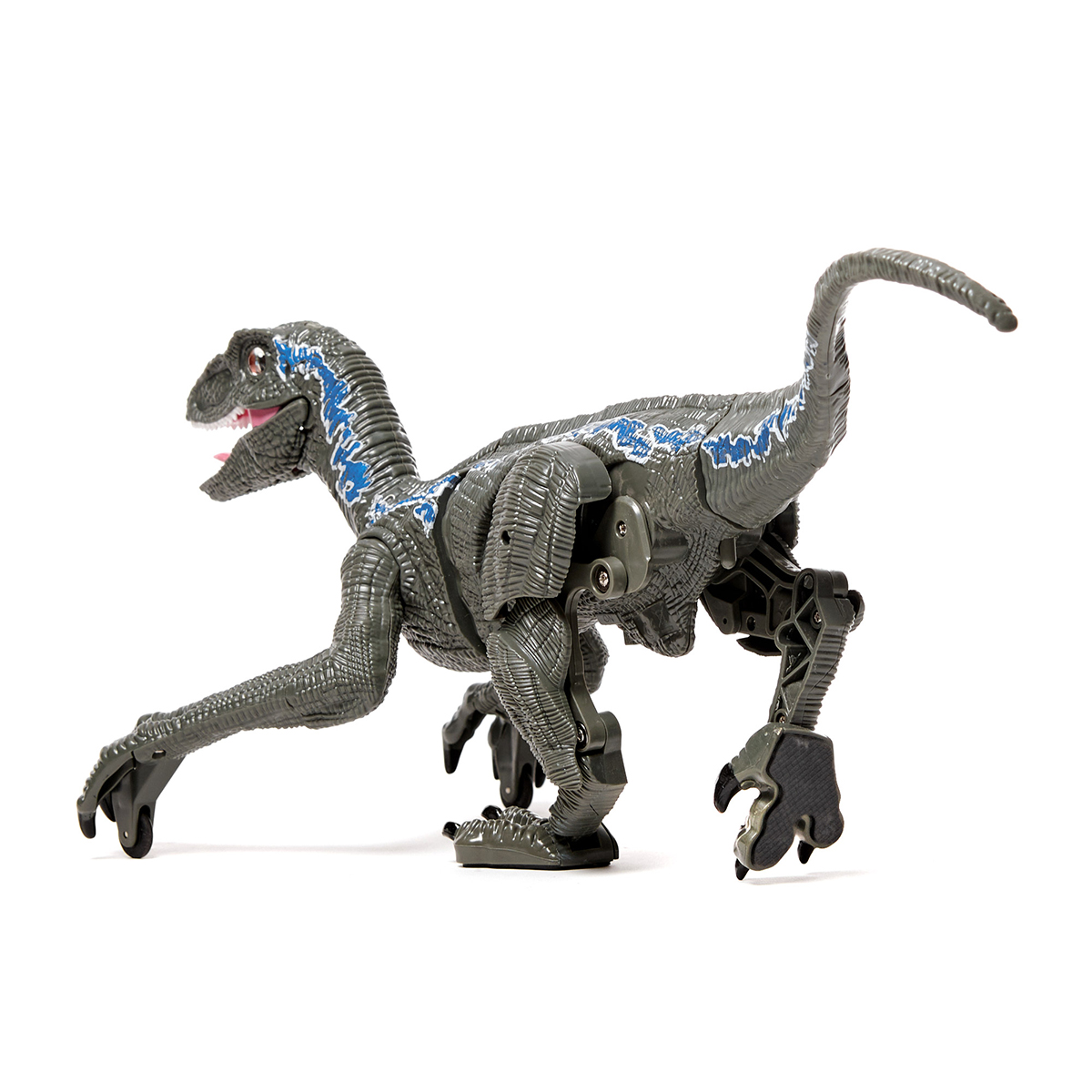 Dinosaurio Velociraptor Juguete Control Remoto Luz Y Sonido