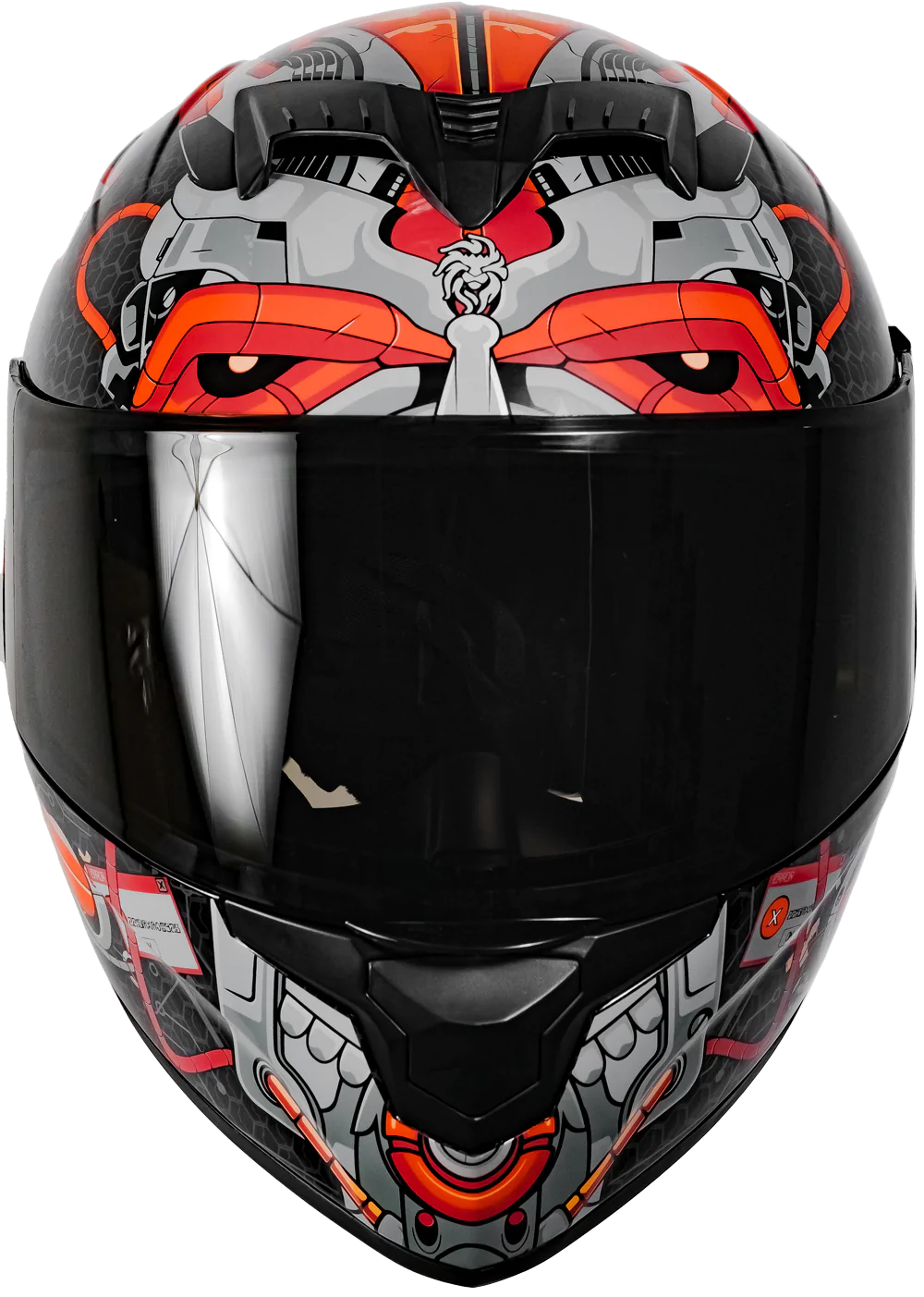 CASCO KOV ERROR SPARTAN ROJO INTEGRAL LENTE INTERNO CERTIFICADO DOT
