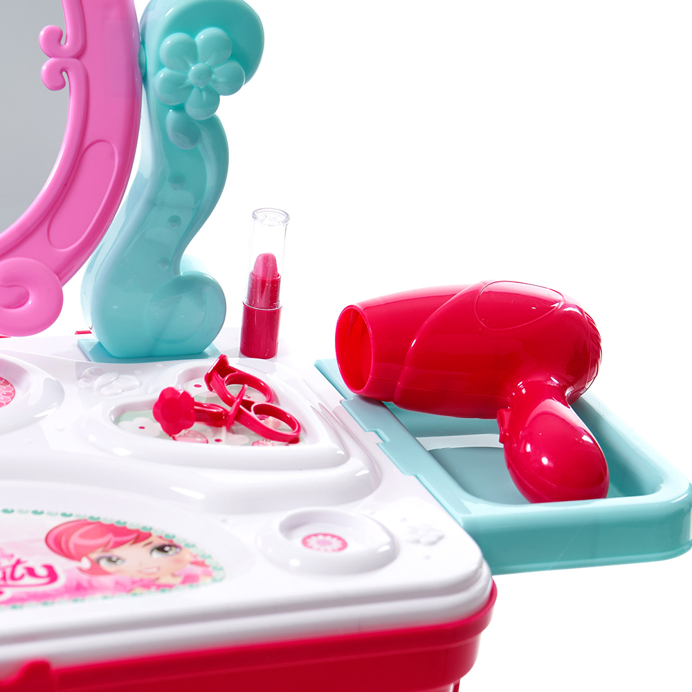 Salon De Belleza Infantil Juguete Maquillaje Maletin 2 En 1