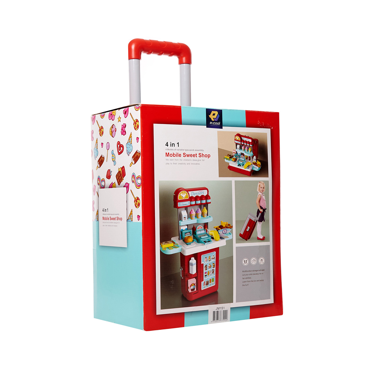 Set De Plastilina VBACALA Con Furgoneta De Helados – Incluye 5 Botes De Plastilina Y 16 Accesorios, Ideal Para Niños Y Niñas De 3 A 10 Años