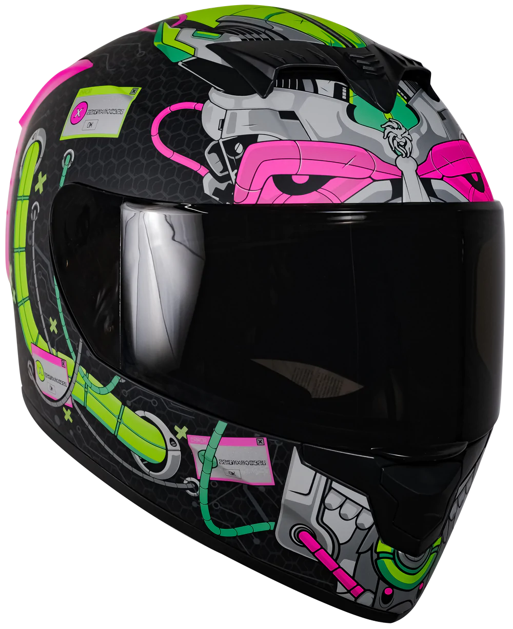 CASCO KOV SPARTAN ERROR ROSA PARA MOTO INTEGRAL ROSA CERTIFICADO