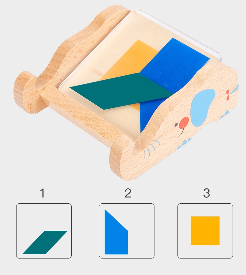 KIDOS Juego Patrones de figuras geométricas de colores