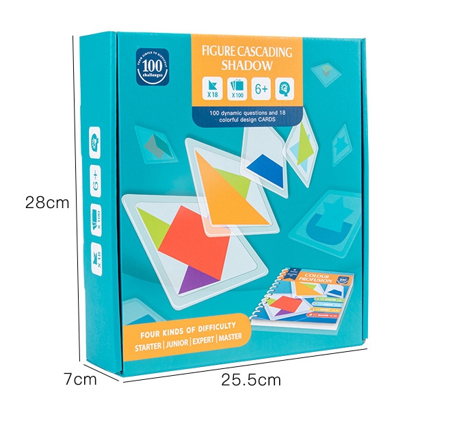 KIDOS Juego Patrones de figuras geométricas de colores