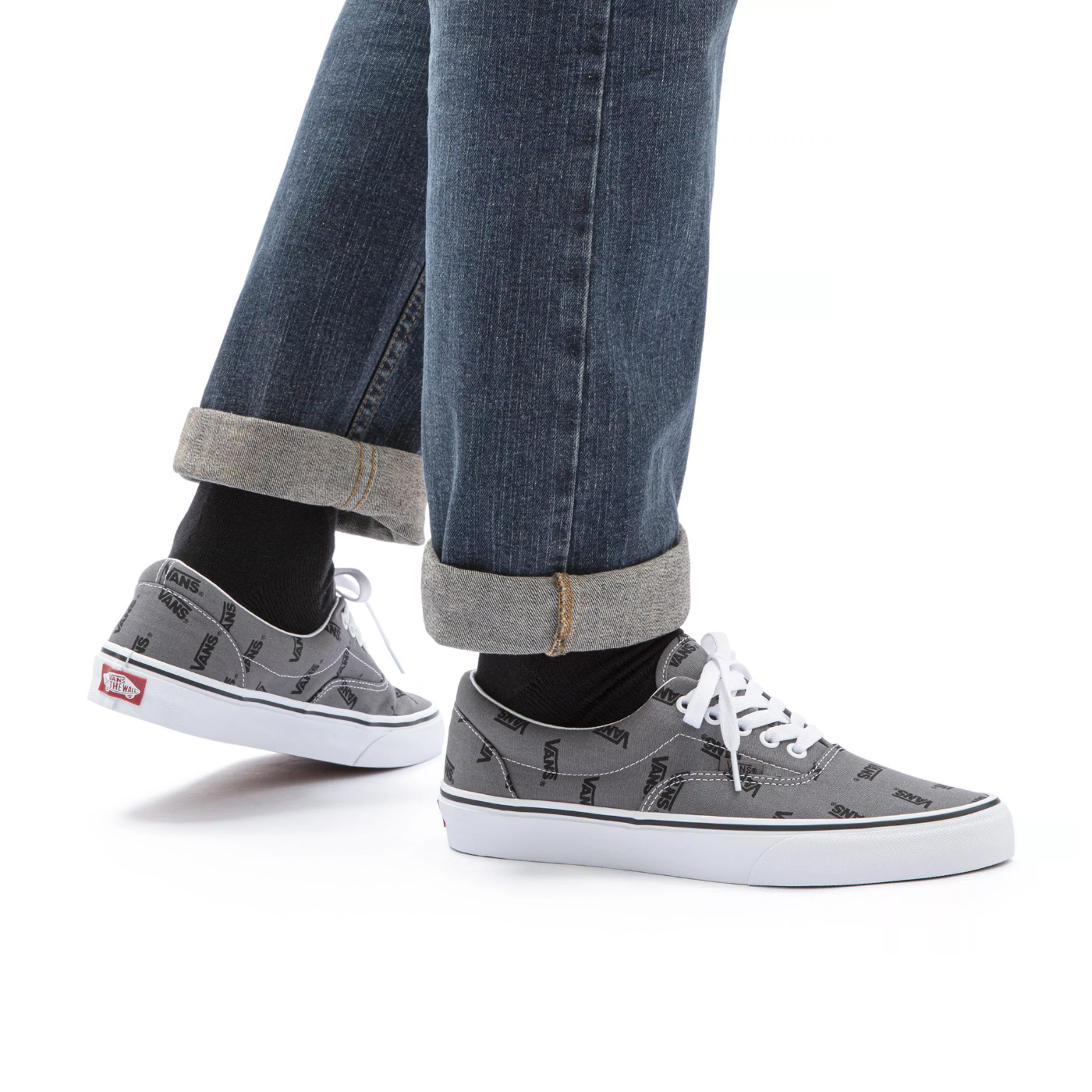 Tenis Vans Hombre Era Pewter Skate Gris VN0A5KX590M