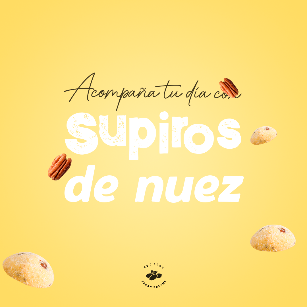 Suspiros de Nuez - Galletas De Nuez Gourmet - 100% Naturales - 240g (3 Piezas)