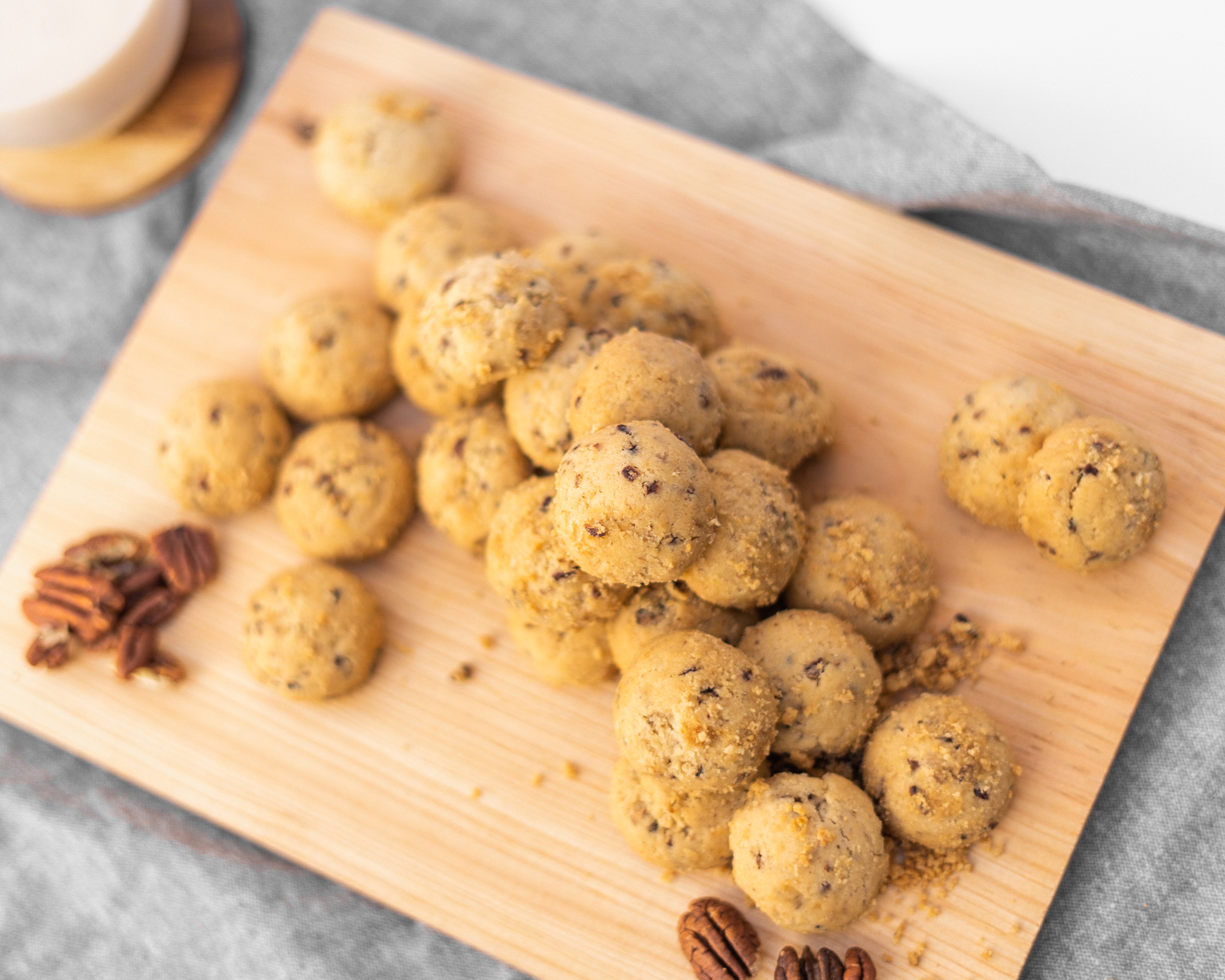 Suspiros de Nuez - Galletas De Nuez Gourmet - 100% Naturales - 240g (3 Piezas)