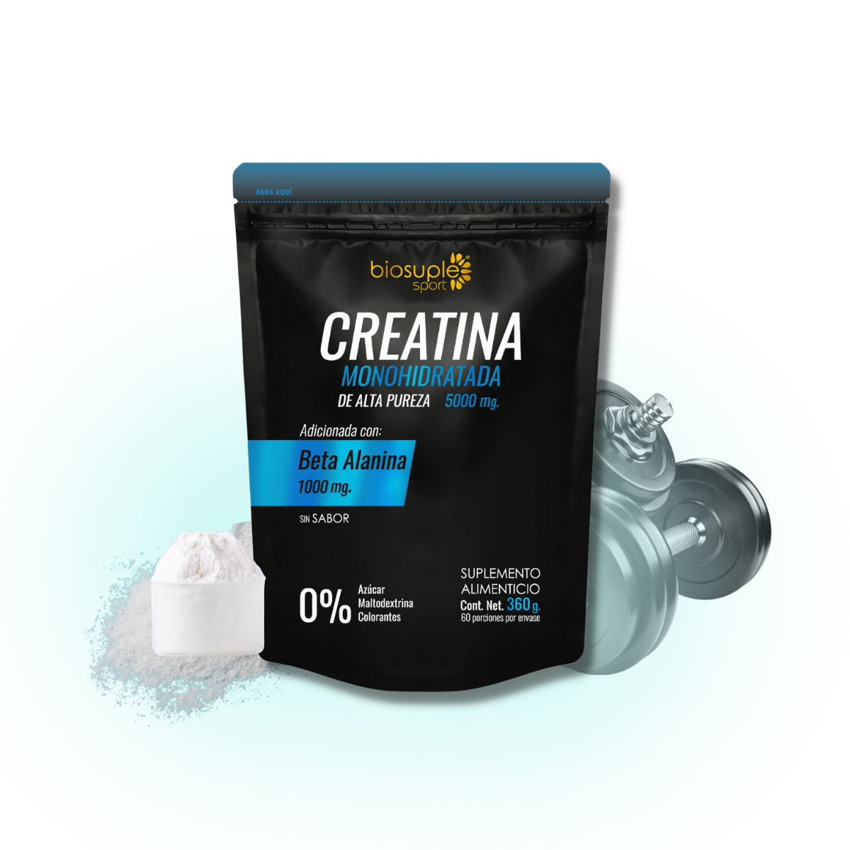 CREATINA MONOHIDRATADA + B-ALANINA 360 G