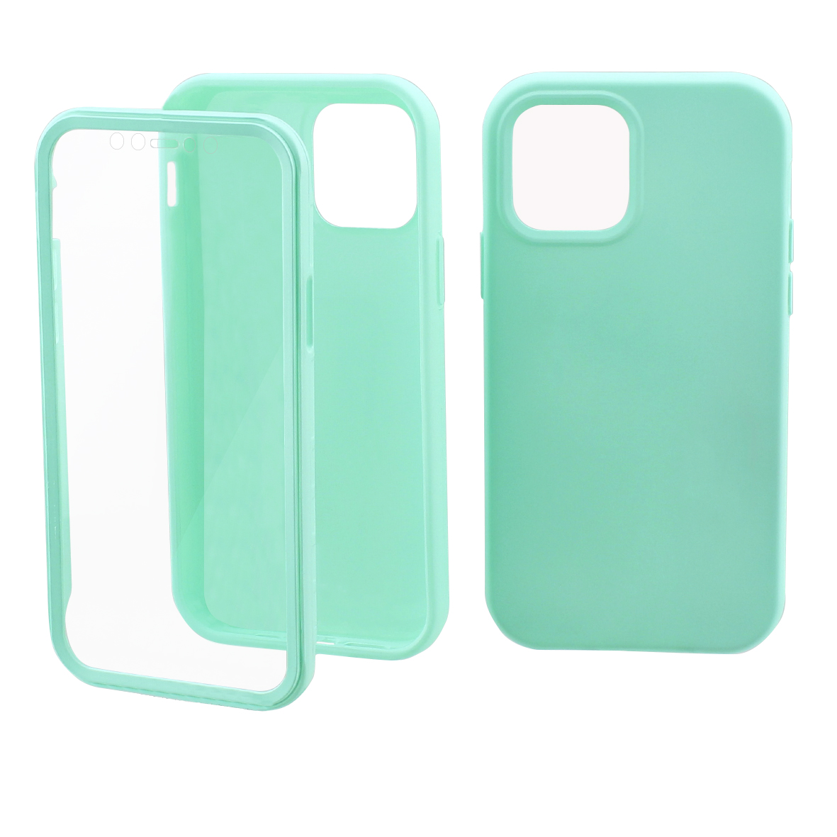 Funda Case Triche para IPHONE 12 | IPHONE 12 PRO Diseño Full Cover Color Menta