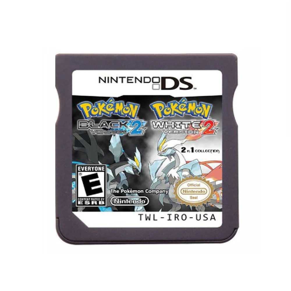 Cartucho R4 Repro Nintendo DS 2 en 1 Pokémon Blanca 2 y Negra 2 Español