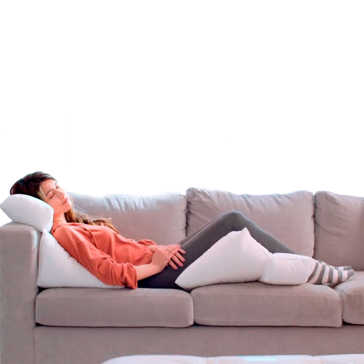 Almohada Suave Ultra Comfort Contour Flip Pillow Multiusos 10 en 1 Soporte para el cuerpo, Extra Cómoda.